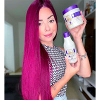 Kit Semi Definitiva 300ml + Reconstrução Capilar Forever Liss