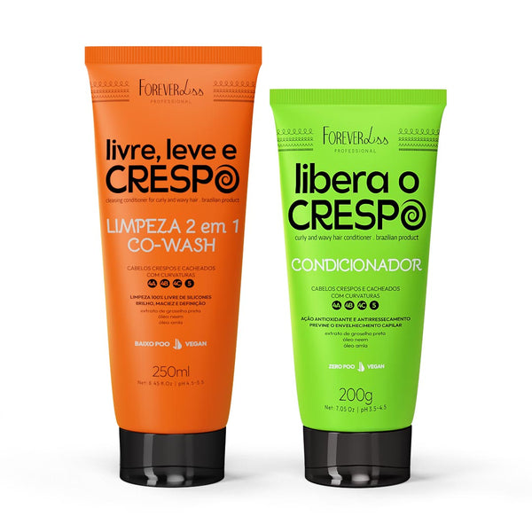 Kit Livre Leve e Crespo Forever Liss