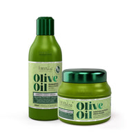 Kit Umectação Capilar Olive Oil Shampoo 300ml e Máscara 250g Forever Liss